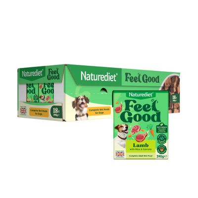 Naturediet Feel Good Adult - Lamb - 18 x 390g