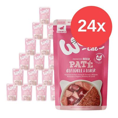 WOW Junior Pollame & Fegato 24 x 125 g umido gatto
