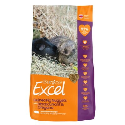 Burgess Excel Guinea Pig Nuggets with Blackcurrant & Oregano 1.5kg