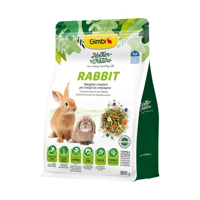 Gimbi Mother Nature Rabbit, karma dla królików - 800 g