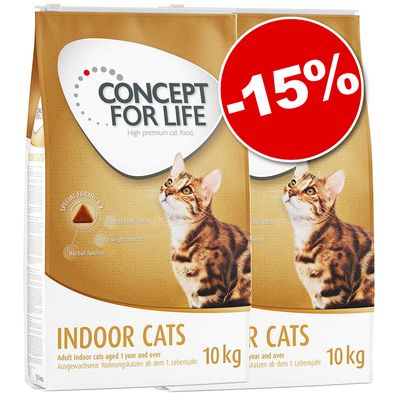 15% reducere! 3 x 3 kg/2 x 10 kg Concept for Life Hrană uscată pisici