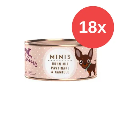 Terra Canis Mini 18 x 100 g - Kaczka z dynią, truskawką i Holunderem