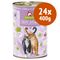 GranataPet DeliCatessen 24 x 400 g Umido per gatto Salmone & Frutti di mare