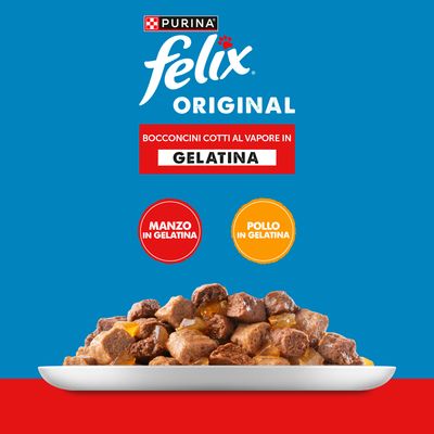Megapack Felix Classic in buste 120 x 85 g - Manzo e Pollo
