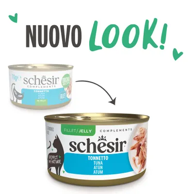 Schesir Complements in gelatina 6 x 70 g in lattine - Pollo