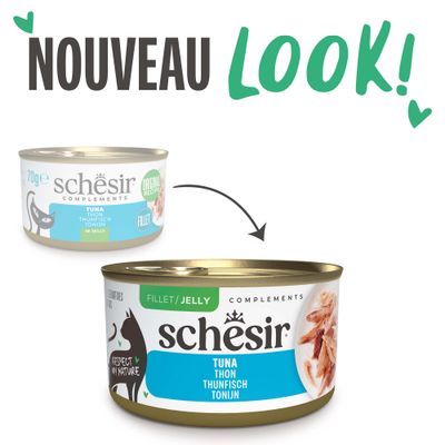 Boîtes Schesir Complements en gelée 6 x 70 g pour chat