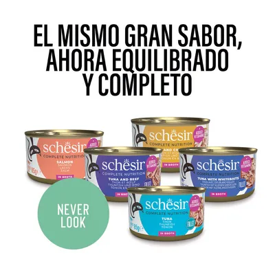 Schesir Complete Nutrition filete en caldo 24 x 85 g - Pack ahorro - Atún con pollo