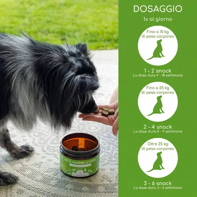 Wolfsbacher Natur Snack contro Coprofagia e Picacismo - 300 g