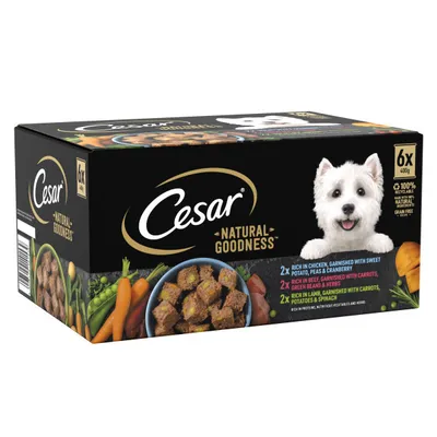 Cesar Natural Goodness  - Multibuy: Mixed Selection in Loaf (24 x 400g)