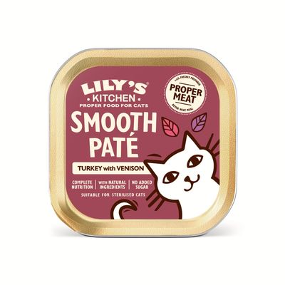 Lily's Kitchen Smooth Paté Turkey with Venison 19 x 85g