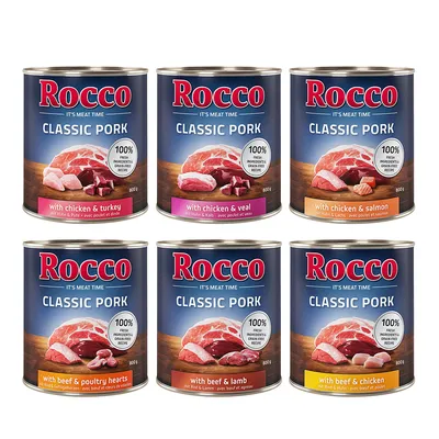 Rocco Classic Pork 6 x 800g - Mixed Pack (6 Varieties)