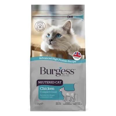 Burgess Neutered Cat - 1.5kg