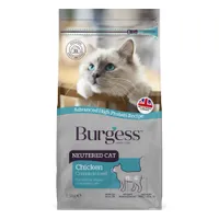 Burgess Neutered Cat with Chicken - 1.5kg