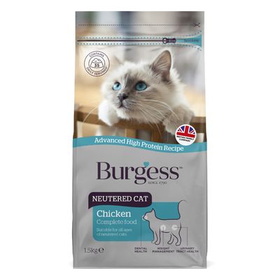 Burgess Neutered Cat 1.5kg