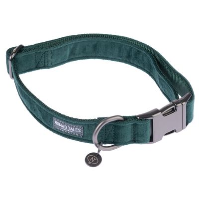 Nomad Tales Blush Halsband, emerald Halsumfang 39 - 64 cm, B 25 mm (Größe L)