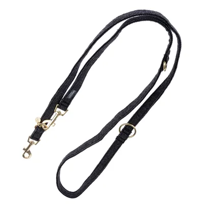Collier Nomad Tales Calma, ébène pour chien - laisse assortie : L 200 cm, l 20 mm