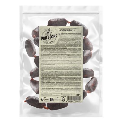 Phil & Sons Saucisses à la viande de cerf 2 x 75 g