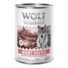 Wolf of Wilderness Senior "Expedition" 6 x 400 g umido per cane Muddy Routes - Pollame con Maiale