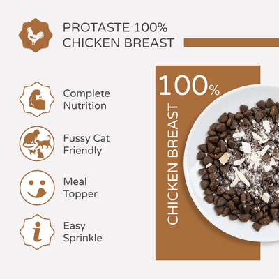 thrive ProTaste 100% Chicken Food Topper for Cats - 170g