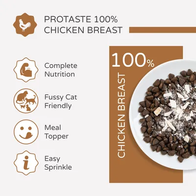thrive ProTaste 100% Chicken Food Topper for Cats - 170g