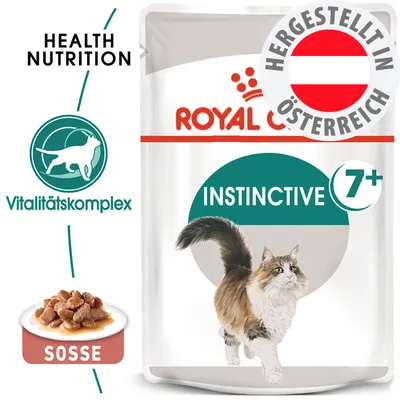 Royal Canin Instinctive 7+ Vitalitätskomplex, Health Nutrition, Soße, hergestellt in Österreich.