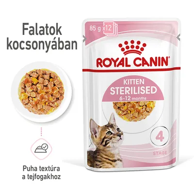 Royal Canin FHN Sterilized Kitten aszpikban - 12 x 85 g Royal Canin FHN Sterilized Kitten aszpikban - 12 x 85 g