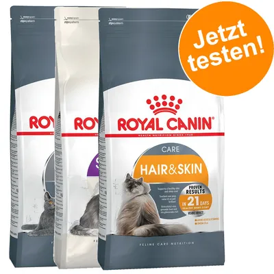 Royal Canin Probierpaket 3 x 400 g - Sensible 33 + Hair & Skin + Fit 32 Royal Canin Probierpaket 3 x 400 g - Sensible 33 + Hair & Skin + Fit 32