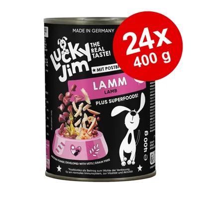 Lot économique Lucky Jim Mono 24 x 400 g - bœuf