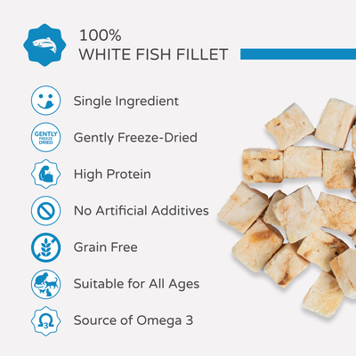 thrive Cat Treats Maxi Tube - White Fish - 110g