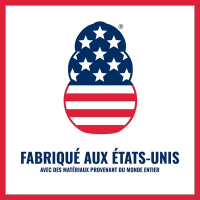 Fabriqué aux États-Unis avec des matériaux provenant du monde entier.