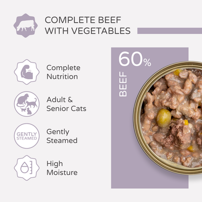 thrive Complete Saver Pack 24 x 75g - cat wet food - Beef with Vegetables