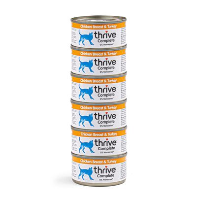 thrive Complete Saver Pack 24 x 75g - cat wet food - Chicken Breast & Turkey