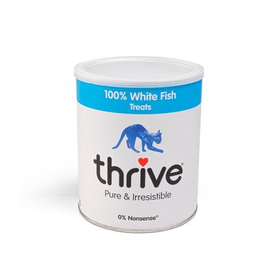 thrive 100% White Fish Freeze-Dried Cat Treats