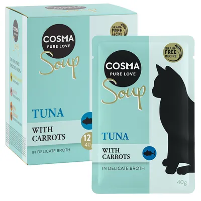 Cosma Soup, 12 x 40 g  Tuńczyk z marchwią