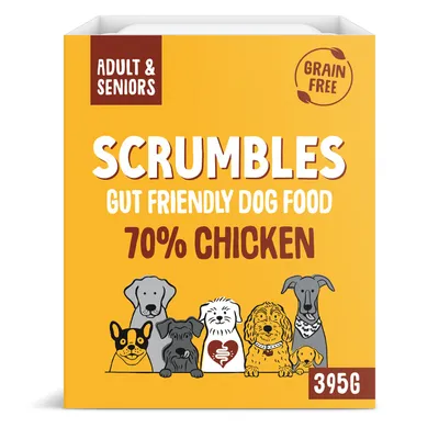 Scrumbles Grain Free Chicken Wet Dog Food - Saver Pack: 14 x 395g