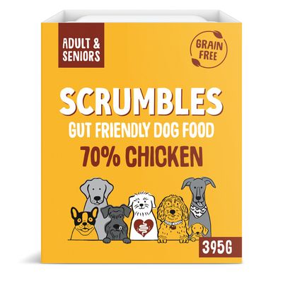 Scrumbles Grain Free Chicken Wet Dog Food Saver Pack: 14 x 395g