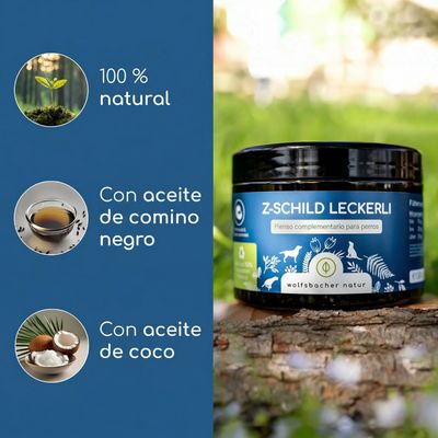 Wolfsbacher Natur Z-Schild snacks para perros