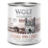 Voordeelpakket Wolf of Wilderness 24 x 800 g Strong Lands - Varken