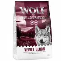 Wolf of Wilderness "Velvet Gloom" morčacie a pstruh - bez obilnín - 1 kg 