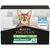 Purina Pro Plan Sterilised Adult Maintenance, terrine au cabillaud, emballage avec image de chat et texte visible sur le produit.