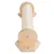 Rollo de repuesto de madera con cuerda de sisal, forma cilíndrica, apto para montaje en árboles rascadores.