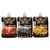 Kolme PORTA21 Kitty's Cream -annospussia: lohi (LACHS SALMON), turska (KABELJAU CODFISH) ja kana (HUHN CHICKEN). Pakkauksissa tekstit roasted, sugar-free, grain free, source of omega.