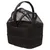 Panier de transport noir avec poignée et dessus en maille zippée, structure rigide, coutures visibles, sans marque apparente.
