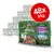 Ultima Fit & Delicious Adulto Esterilizado cat food multipack, 48 x 85g pouches shown, visible flavours: atún, trucha, pescado del océano, salmón. Large red circle with 48x 85g text. Ultima Fit & Delicious Adulto Esterilizado cat food multipack, 48 x 85g pouches shown, visible flavours: atún, trucha, pescado del océano, salmón. Large red circle with 48x 85g text.