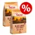 Purizon Black Angus with Turkey, adult dogs. 80% meat content, 20% vegetables, 0% grain. Offer with red percent sign.