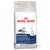 Bag labelled Royal Canin Indoor, for indoor cats over 7 years old. Features vitality support, coat condition and renal health icons. Text in multiple languages.