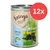 Feringa Single Meat Adult Katzenfutter, Sorte Lachs mit Kartoffel und Petersilie, 410g Dose, 12x Packung.