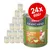 Пакет от 24 консерви Animonda GranCarno Superfoods, 800 г. Видими съставки: пуешко, манголд, шипки, ленено масло. Надпис: Pute + Mangold, Hagebutten, Leinöl.