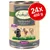 Conservă Lukullus Veal & turkey, 400 g, Senior, pachet 24x. Text vizibil: Extra Green-lipped mussel, cu cartof dulce, pară și ulei de in. Conservă Lukullus Veal & turkey, 400 g, Senior, pachet 24x. Text vizibil: Extra Green-lipped mussel, cu cartof dulce, pară și ulei de in.