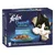 Felix Tendres Effilés Délicieux duos en gelée 12 x 85 g pour chat - colin & saumon, saumon & sardine, hareng & truite, truite & maquereau